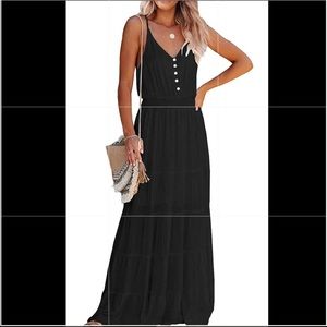 Black maxi dress